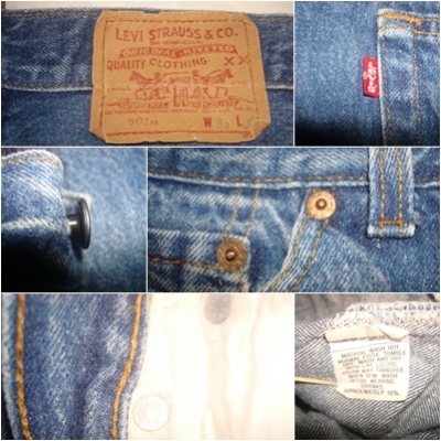 # 8631 # ยีนส์ Levi's 501 ผ้าทราย ของแท้ มือสอง เอว 35นิ้วครึ่ง ยาว 31 ก้านดำ แป็กเงิน รุ่นเก่า ตะเข็บสวยๆ # 8631 # ยีนส์ Levi's 501 ผ้าทราย ของแท้ มือสอง เอว 35นิ้วครึ่ง ยาว 31 ก้านดำ แป็กเงิน รุ่นเก่า ตะเข็บสวยๆ
