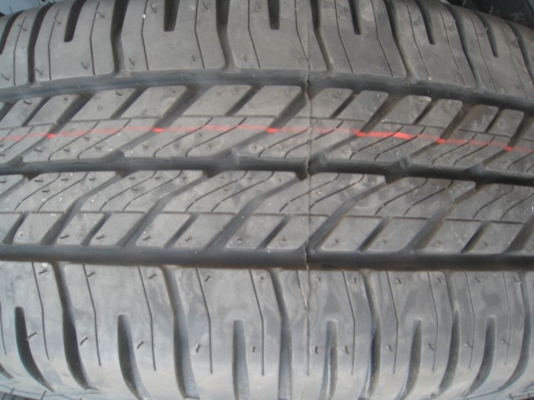 ขายกะทะล้อ Honda jazz ขอบ15 4/100 +ฝาครอบ + ยางปลายปี12 ( 081-3747940)