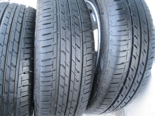 ขายล้อแม็กเดิม Mitsubishi mirage 14"x4.5" 4รู 100 et46 + ยางปี12(081-3747940)