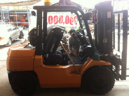 ขายฟอร์คลิฟต์ TOYOTA 7FG35 SIDE SHIP คุ้มค่าใช้งาน 2 ระบบ GASOLINE / LPG  4979 ชั่วโมงการทำงาน ขอบคุณมากครับผู้ไม่ประสงค์ออกนาม กทม