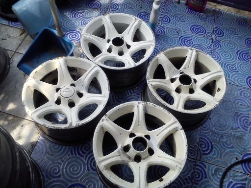 ล้อแม็ก 15-5-114.3 กว้าง 7.5 ออฟ+10 ถูกๆ