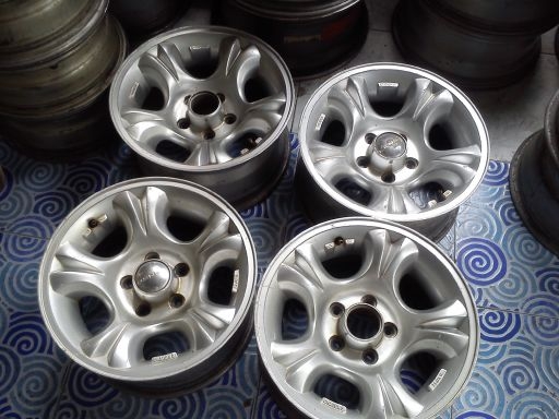 ล้อแม็ก 15-5-114.3 กว้าง 7.5 ออฟ+10 ถูกๆ