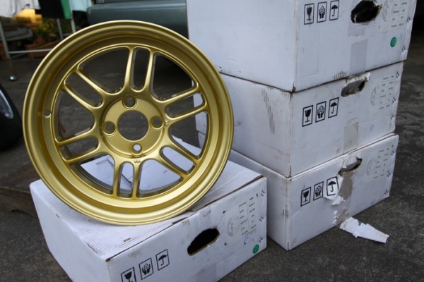 ล้อ15 RPF1 4รู100 กว้าง6.5 ออฟ38 สีทอง