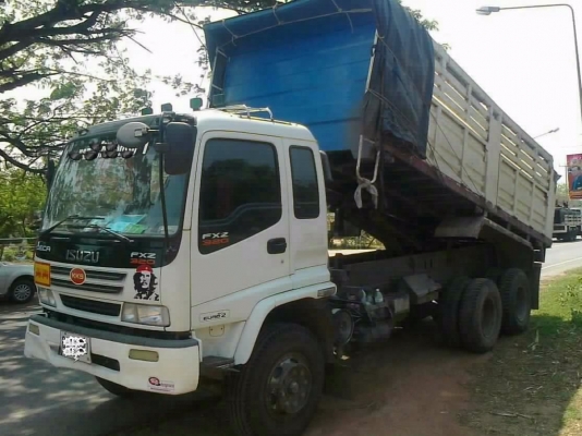 ISUZU DECA FXZ 320 HP MAXLOAD EURO2 ปี 49 รถพ่วงแม่+ลูก กระบะดั๊มพ์เหล็ก 12 ตันทั้งแม่ทั้งลูกสวย ลูก 2 คานดั๊มพ์ เครื่องแน่นแรงดี หัวเก๋งสีบางเดิมๆภายในเก๋งสวยครบพร้อม แอร์ พ.เพาเวอร์ ก.ไฟฟ้า เบรคทริ๊ปฟี้ครบครัน ช่วงล่างคัชซีสวยทั้งแม่ลูก ยางสภาพดีโดยรวมป