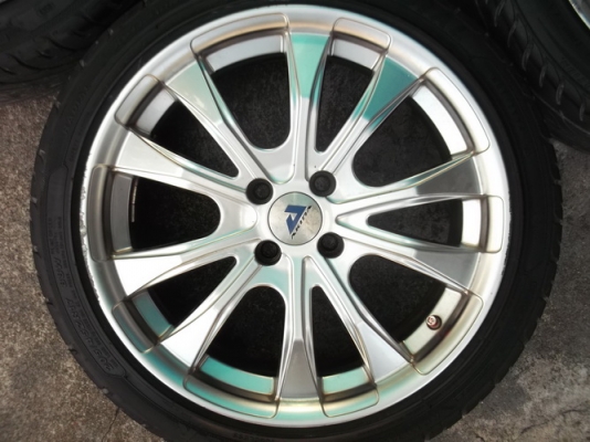 ล้อVIP 17 4รู100 กว้าง7.5 ออฟ42