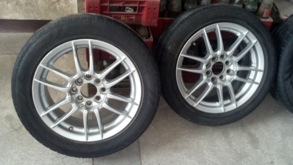 แม็กขอบ 15 ขนาด 4 รู 100/114 พร้อมยางบริดสโตน