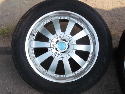 ล้อ20Lenso GRANDE6 6 รู กว้าง8.5 ออฟ20 +ยาง Nitto NT420S 265/50/20