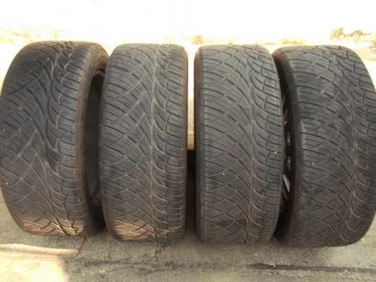 ล้อ20Lenso GRANDE6 6 รู กว้าง8.5 ออฟ20 +ยาง Nitto NT420S 265/50/20