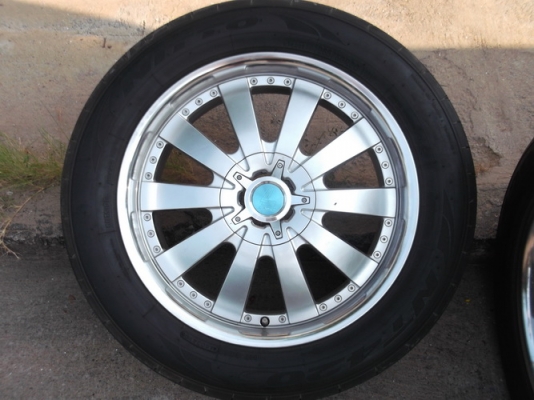 ล้อ20Lenso GRANDE6 6 รู กว้าง8.5 ออฟ20 +ยาง Nitto NT420S 265/50/20