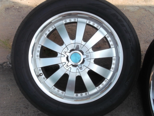 ล้อ20Lenso GRANDE6 6 รู กว้าง8.5 ออฟ20 +ยาง Nitto NT420S 265/50/20