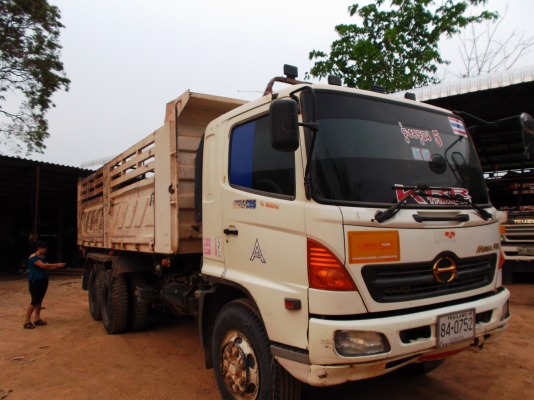 ขายด่วนรถสิบล้อสองเผลาดรั้มแม่ลูกHINOMEGA260ปี49