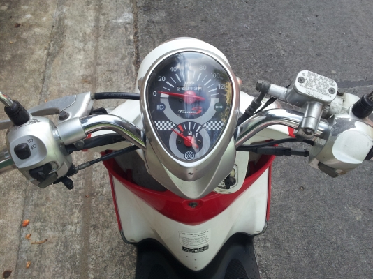 yamaha fino รถปี51 เครื่องเดิมๆ ชุดสีแท้ใหม่