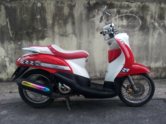 yamaha fino รถปี51 เครื่องเดิมๆ ชุดสีแท้ใหม่