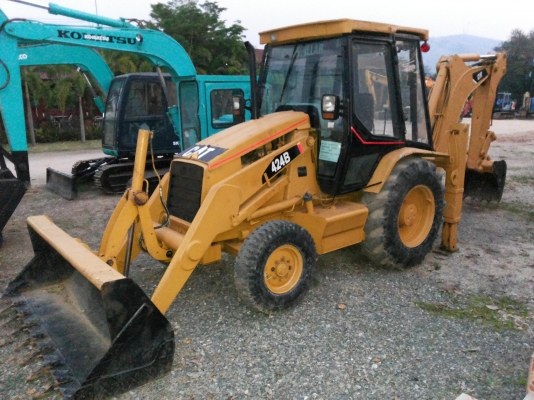 ขายรถตักหน้าขุดหลังCAT424 สภาพจากนอก