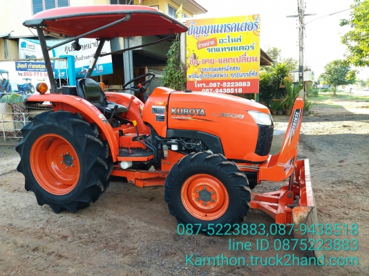 ปัญญาแทรคเตอร์..จัดมาให้ครับ ด่วน!!!คูโบต้า L3608ใบมีดคานล่างFD163พร้อมผานบุก4&times;22ตราช้าง รถไร่สภาพพร้อมใช้ จัดส่ง อ.บางระกำ จ.พิษณุโลก