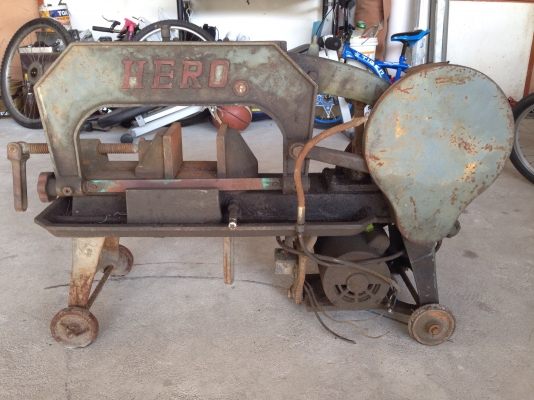 ขายเลื่อย Hero รุ่นใหญ่ 16นิ้ว สภาพสวยจอดนาน แท่นแน่นๆ อุปกรณ์ครบ