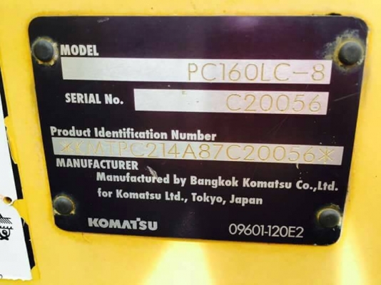 ขาย 1,650,000 KOMATSU pc 160LC-8 ไมล์ 5,XXXชม. เครื่องดี่ ปั๊มแรง ระบบไฟสมบูรณ์ ช่วงล่างเต็ม รถสวยพร้อมใช้ เอกสารใบแจ้งจำหน่าย รถอยู่ จ.ปทุมธานี 090-772-3710 090-772-3708 ขาย 1,650,000 KOMATSU pc 160LC-8 ไมล์ 5,XXXชม. เครื่องดี่ ปั๊มแรง ระบบไฟสมบูรณ์ ช่วงล่างเต็ม รถสวยพร้อมใช้ เอกสารใบแจ้งจำหน่าย รถอยู่ จ.ปทุมธานี 090-772-3710 090-772-3708