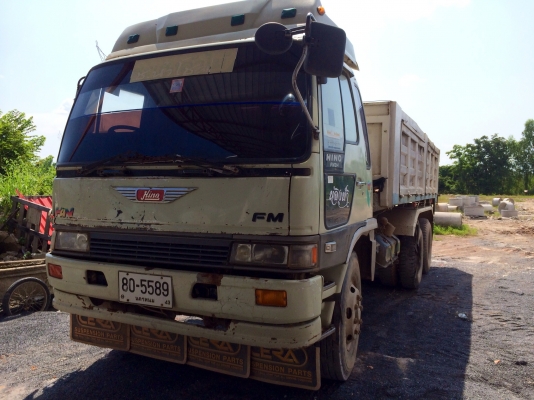 ขายด่วน รถสิบล้อสองเพลาดั้มพ์ HINO FM 3H 195 สภาพดีมาก พร้อมขาย พร้อมใช้งาน เอกสารพร้อม ขายด่วน รถสิบล้อสองเพลาดั้มพ์ HINO FM 3H 195 สภาพดีมาก พร้อมขาย พร้อมใช้งาน เอกสารพร้อม