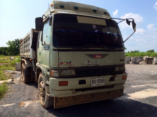 ขายด่วน รถสิบล้อสองเพลาดั้มพ์ HINO FM 3H 195 สภาพดีมาก พร้อมขาย พร้อมใช้งาน เอกสารพร้อม