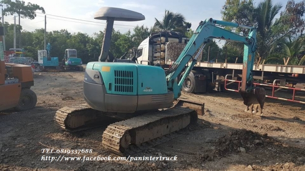 FROM JAPAN ขายถูกด่วนๆ รถขุดKOBELCO SK40SR(เครื่องดำ)คอนโทรลน้ำมัน/ปั๊มนิ้ว ราคาเพียง 435,000 บาท สนใจรีบติดต่อ 0819337688