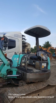 FROM JAPAN ขายถูกด่วนๆ รถขุดKOBELCO SK40SR(เครื่องดำ)คอนโทรลน้ำมัน/ปั๊มนิ้ว ราคาเพียง 435,000 บาท สนใจรีบติดต่อ 0819337688