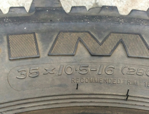 ขายยางตะขาบ SIMEX 35 R 16 ขายยางตะขาบ SIMEX 35 R 16