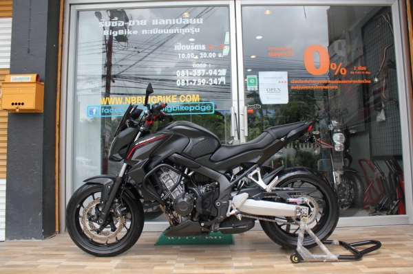 HONDA CB650f (abs) ปี2015 BLACK รถสวย รับจัดไฟแนนซ์ แลก เปลี่ยน