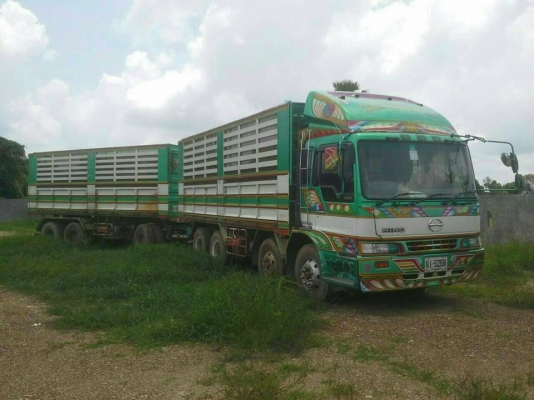 ขายรถพ่วงแม่ลูก HINO 320แรง แม่2คานหน้า ลูก3คาน รถสวยสภาพดีมาก เอกสารพร้อมโอน ราคา1,550,000 สนใจโทร 090-8588220คุณนะ 093-3258446คุณบิว หรือเข้าดูสินค้าอื่นๆได้ที่ www.narong2truck.com หรือ www.truck.in.th/498 หรือเพจFacebook ณรงค์ ซื้อขายรถมือสอง (เว็บไซต