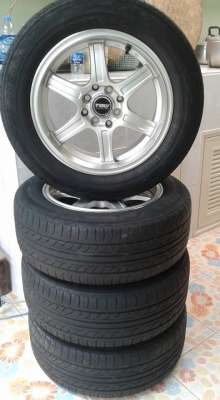 แม็กพร้อมยางขอบ15ด่วนๆ 205 60 15 yokohama