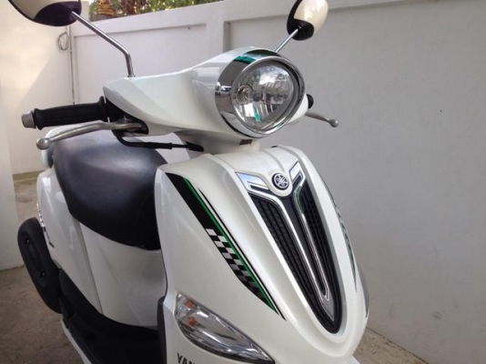 Yamaha Filano 115 หัวฉีด สีขาว สวย มือเดียว
