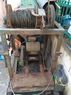 กว้านสลิง ตัวใหญ่เหล็กหนา กว้านสลิง ตัวใหญ่เหล็กหนา