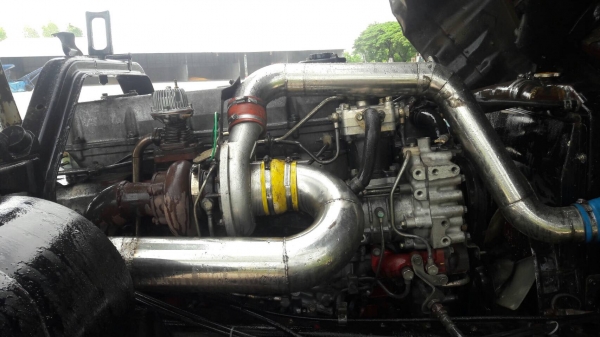 ขายรถพ่วง 20 ล้อ แม่-ลูก กระบะเนียมคอกเกษตรดั้ม HINO FM3 M วางเครื่อง P11C-320 แรง รถ สวย ราคา.1550000 ต่อรอง