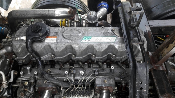 ขายรถพ่วง 20 ล้อ แม่-ลูก กระบะเนียมคอกเกษตรดั้ม HINO FM3 M วางเครื่อง P11C-320 แรง รถ สวย ราคา.1550000 ต่อรอง