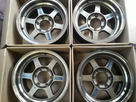 ยาง BF KM2  265 x 75 x 16  พร้อมล้อ  TE37