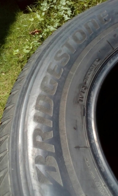255/70R15 BRIDGESTONE ECOPIA EP850 ปี13 มี 1 เส้น tell. 081-4273941