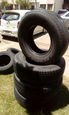 255/70R15 BRIDGESTONE ECOPIA EP850 ปี13 มี 1 เส้น tell. 081-4273941