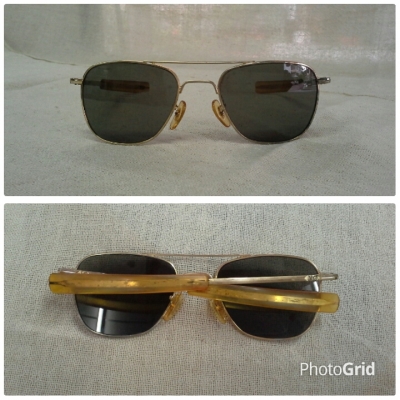 แว่นตาต้นตำรับเสืออากาศ 'รุ่นหายาก' Vintage AO Eyewear, Inc. handmade in USA ตัวลึก! แว่นตาต้นตำรับเสืออากาศ 'รุ่นหายาก' Vintage AO Eyewear, Inc. handmade in USA ตัวลึก!