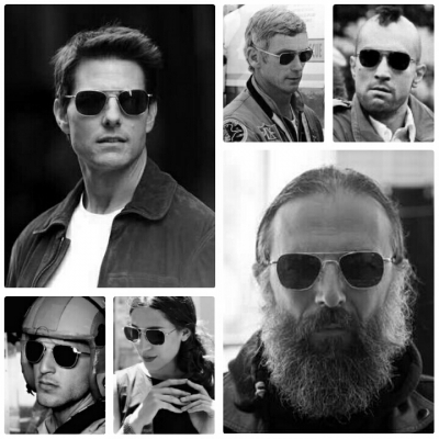 แว่นตาต้นตำรับเสืออากาศ &#039;รุ่นหายาก&#039; Vintage AO Eyewear, Inc. handmade in USA ตัวลึก!