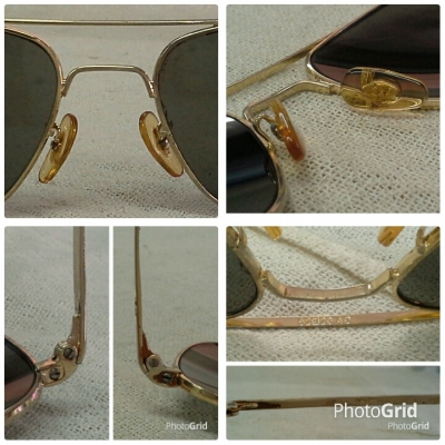 แว่นตาต้นตำรับเสืออากาศ &#039;รุ่นหายาก&#039; Vintage AO Eyewear, Inc. handmade in USA ตัวลึก!