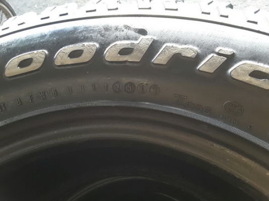 BF All USA. 265/75/16 ปี11 สภาพดี 1ชุด