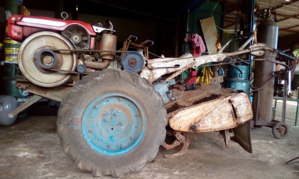 ขายเครื่อง คูโบต้า 8แรง โครง k 75 พร้อม โรตารี่ปั่น