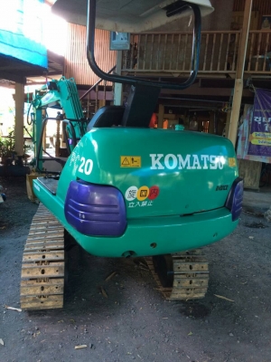 Pc20-7 ปั๊มนิ้ว. รถสภาพเก่านอกทำสี ซื้อมาไม่ถึง3เดือน. เครื่องดำ