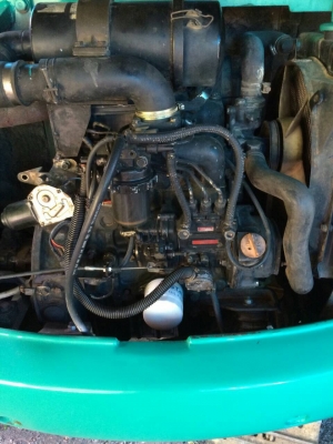 Pc20-7 ปั๊มนิ้ว. รถสภาพเก่านอกทำสี ซื้อมาไม่ถึง3เดือน. เครื่องดำ