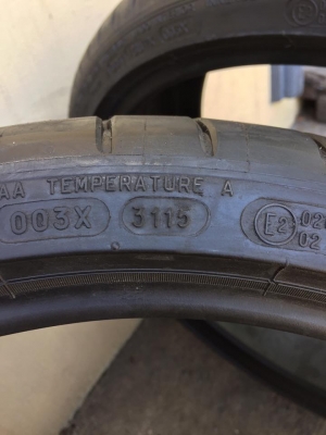 ขายยาง MICHELIN PILOT SUPER SPORT 235-35-20 ปี15 สุดคุ้ม...ราคาประหยัด สภาพป้ายแดง ไม่มีตำหนิ เส้นหน้ายางยังอยู่ คู่ละ 8,500 บาท