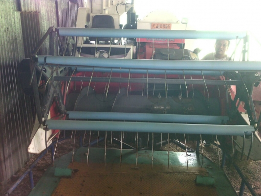 ขายรถเกี่ยว  DC 60 รถปี 53   พร้อมเทลอร์ลาก