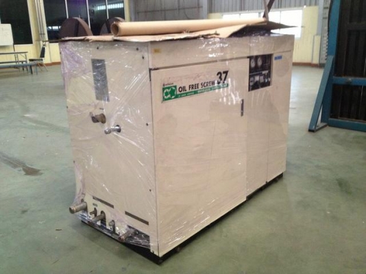 ปั้มลมสกรู ออยฟรี ฮิตาซิ 37 Kw. 50 แรงม้า
