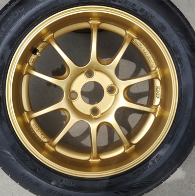 ขายล้อ RZ 15 4รู100หน้า6.5 ET38 พร้อมยาง 4 ล้อ