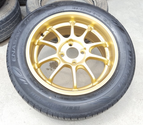 ขายล้อ RZ 15 4รู100หน้า6.5 ET38 พร้อมยาง 4 ล้อ