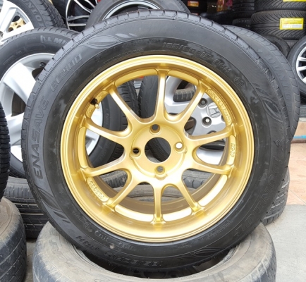 ขายล้อ RZ 15 4รู100หน้า6.5 ET38 พร้อมยาง 4 ล้อ