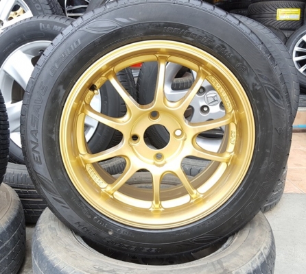 ขายล้อ RZ 15 4รู100หน้า6.5 ET38 พร้อมยาง 4 ล้อ